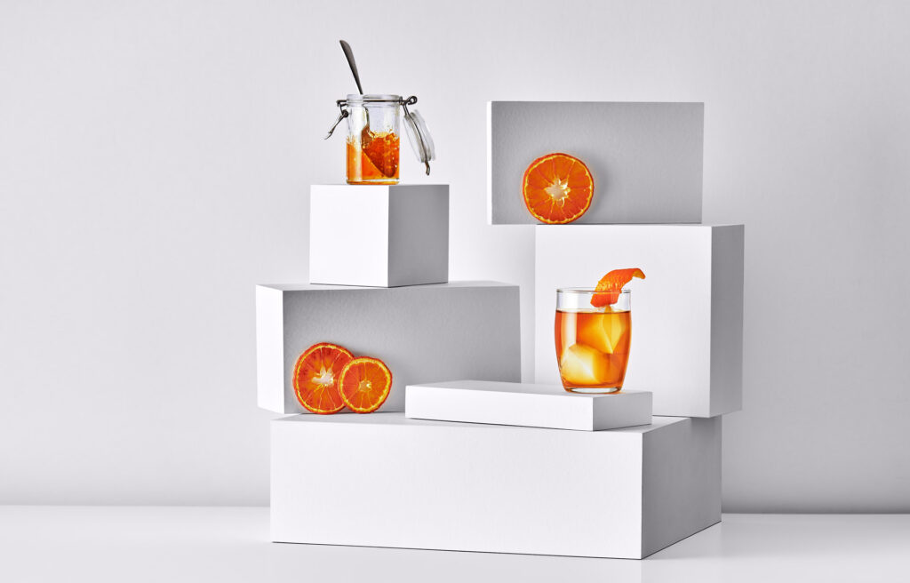 Marmalade bakewell cocktail, Photo shot by Mark Wildsmith from Wildsmith photography Sheffields food photographer. Photographed by Mark from Wildsmith Photography. Commercial food photographer and drink photographer based in London and Sheffield.