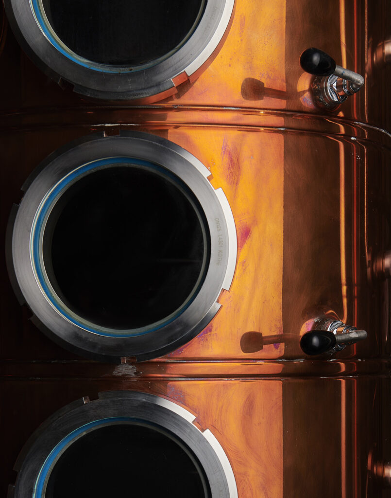 An abstract view of a still. Sheffield's food and drink's photographer Mark Wildsmith.