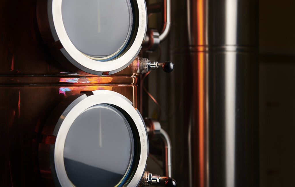 An abstract view of a still. Photographed by Mark from Wildsmith Photography. Commercial food photographer and drink photographer based in London and Sheffield.